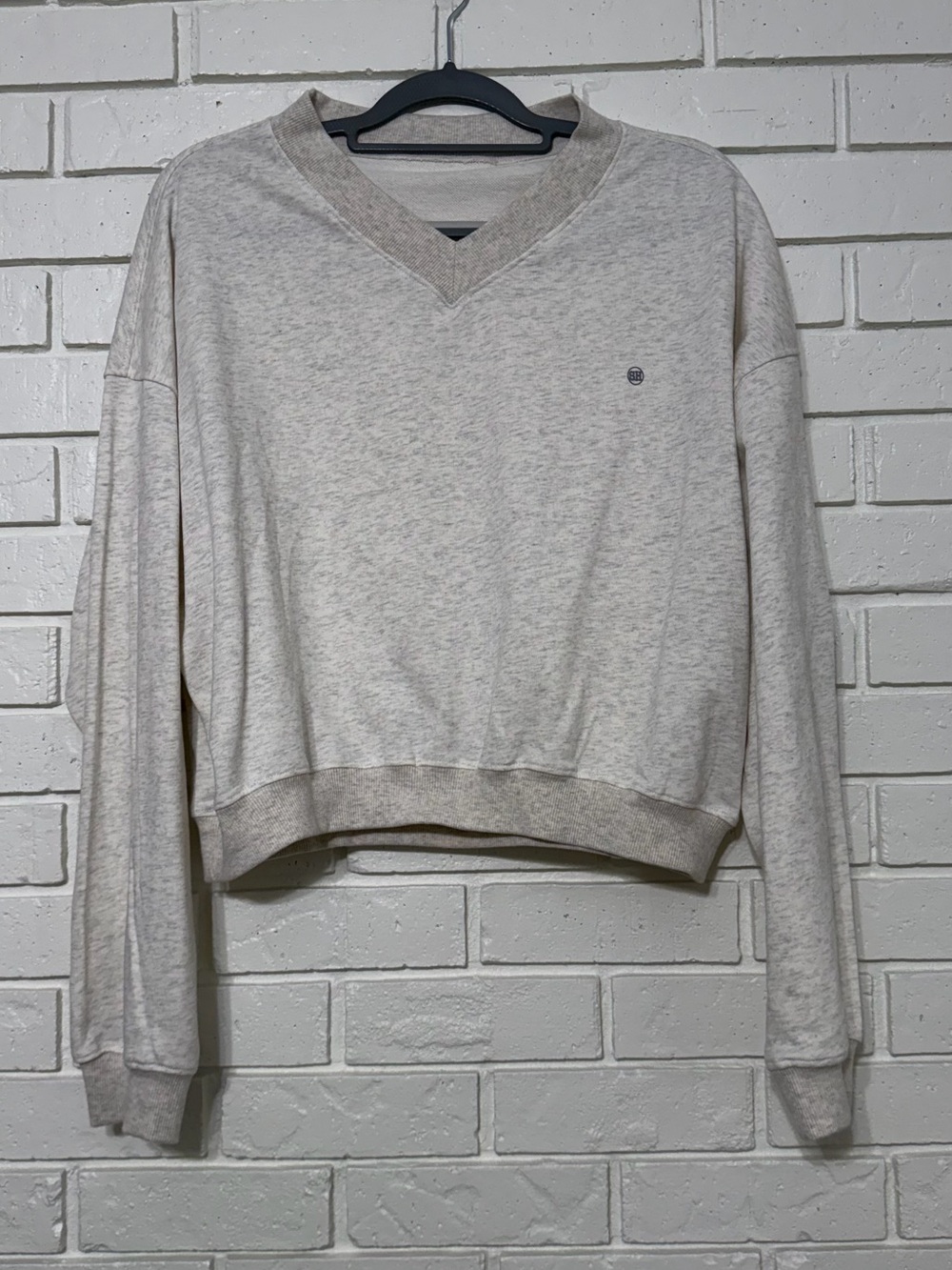 Salty Honey Sessions V-Neck Cropped Sweatshirt XXL